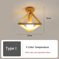 Plafonnier nordique en bois - Illuminaire LED  | Marco Lucetti Je / 3 Température de couleur