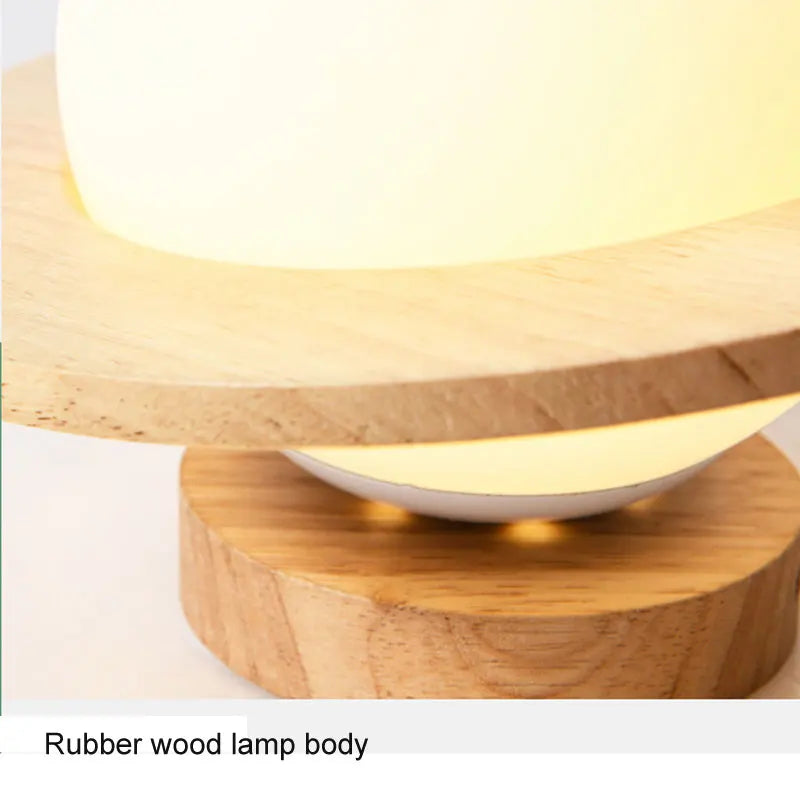 Plafonnier nordique en bois naturel