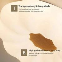 Plafonnier Nordique en Bois Massif | Lampe Moderne pour Salon, Chambre et Restaurant | Marco Lucetti