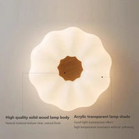 Plafonnier Nordique en Bois Massif | Lampe Moderne pour Salon, Chambre et Restaurant | Marco Lucetti