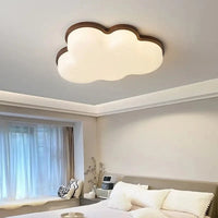 Plafonnier nordique en bois massif pour une chambre à coucher élégante | Marco Lucetti