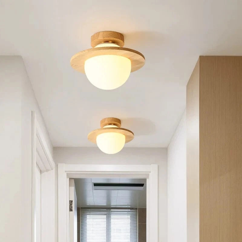 Plafonnier nordique en bois naturel | Marco Lucetti