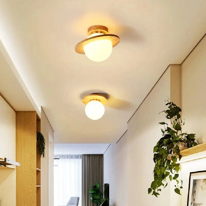 Plafonnier nordique en bois naturel | Marco Lucetti