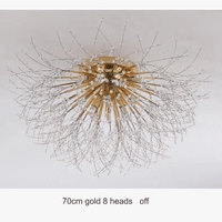 Plafonnier Nordique en Cristal Forme Pissenlit Lustre Moderne Décoratif - Collection Scandi Dandelion | Marco Lucetti