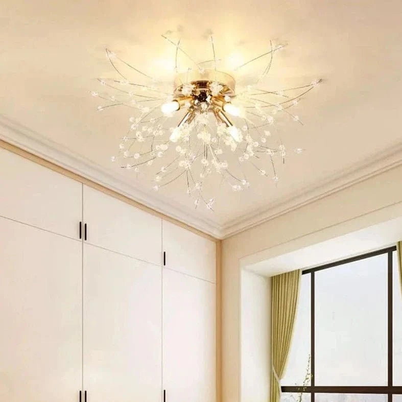 Plafonnier Nordique en Cristal Forme Pissenlit Lustre Moderne Décoratif - Collection Scandi Dandelion | Marco Lucetti