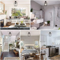 Plafonnier nordique en fer noir pour un style industriel rétro | Marco Lucetti