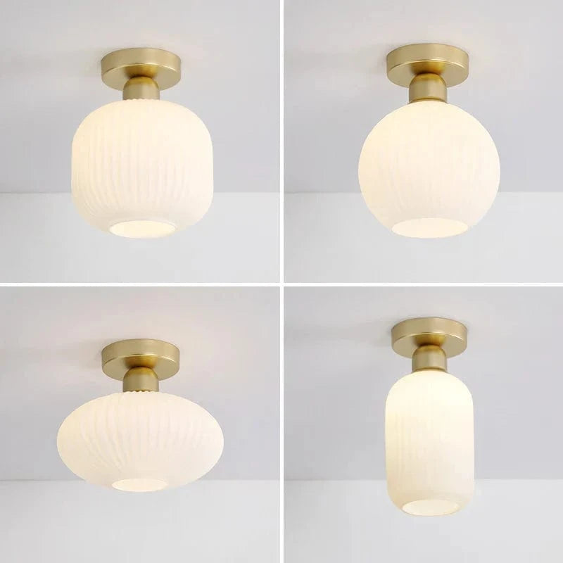 Plafonnier nordique en verre de luxe américain | Marco Lucetti