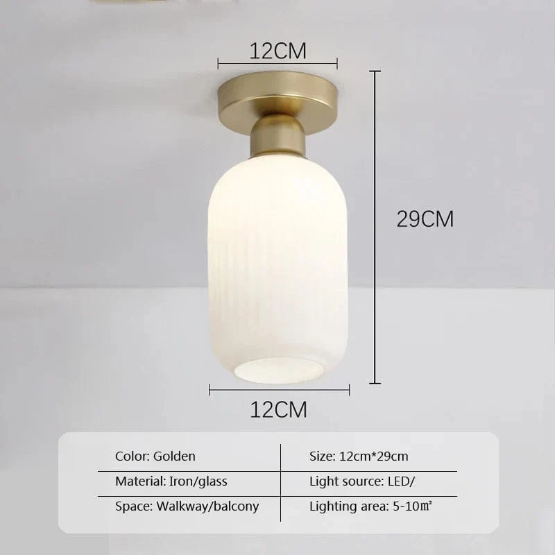 Plafonnier nordique en verre de luxe américain | Marco Lucetti D brillant