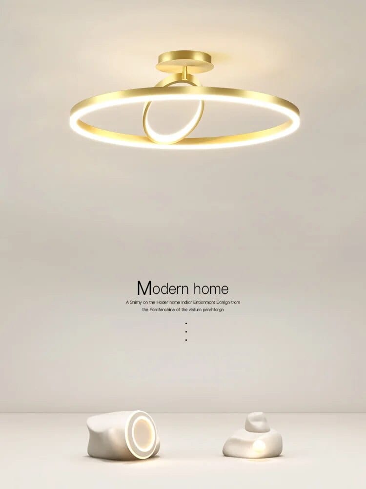 Plafonnier nordique géométrique noir/blanc | Marco Lucetti