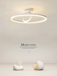 Plafonnier nordique géométrique noir/blanc | Marco Lucetti