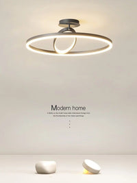 Plafonnier nordique géométrique noir/blanc | Marco Lucetti