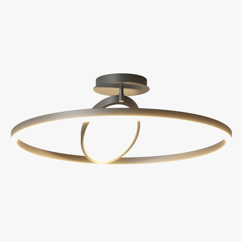 Plafonnier nordique géométrique noir/blanc | Marco Lucetti