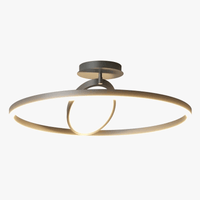 Plafonnier nordique géométrique noir/blanc | Marco Lucetti