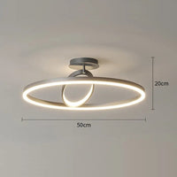 Plafonnier nordique géométrique noir/blanc | Marco Lucetti 50 cm noir / 3 couleurs