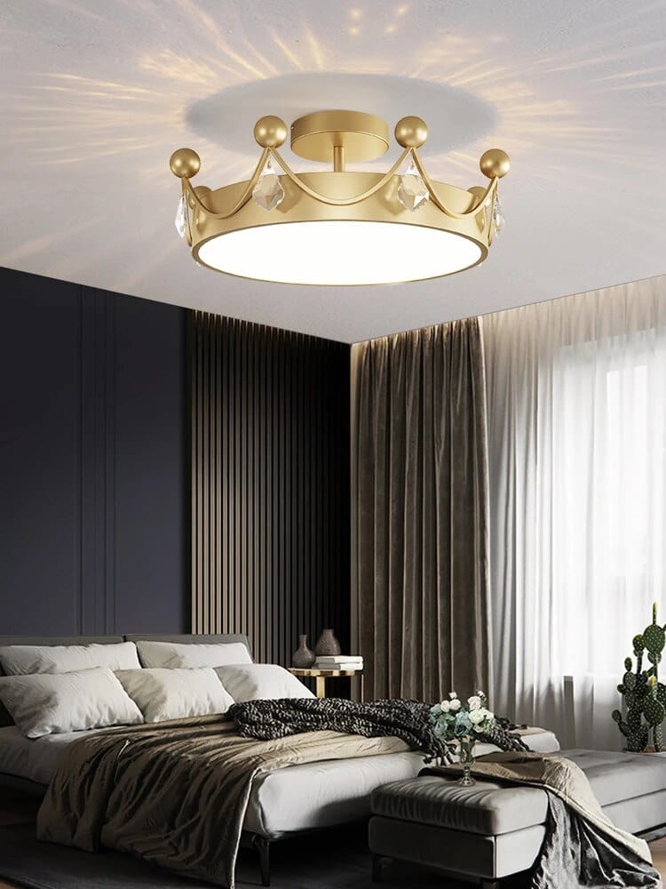 Plafonnier nordique minimaliste : Couronne en cristal | Marco Lucetti