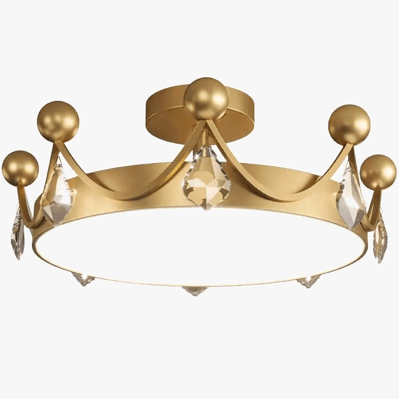 Plafonnier nordique minimaliste : Couronne en cristal | Marco Lucetti