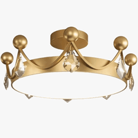 Plafonnier nordique minimaliste : Couronne en cristal | Marco Lucetti