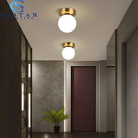 Plafonnier Nordique Moderne en Verre Transparent LED | Marco Lucetti