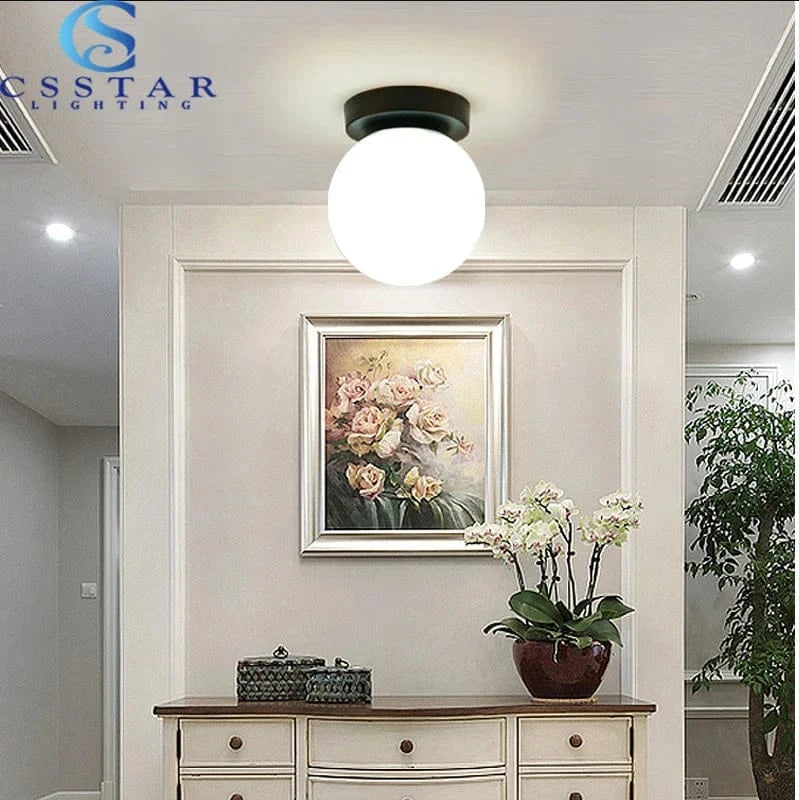 Plafonnier Nordique Moderne en Verre Transparent LED | Marco Lucetti