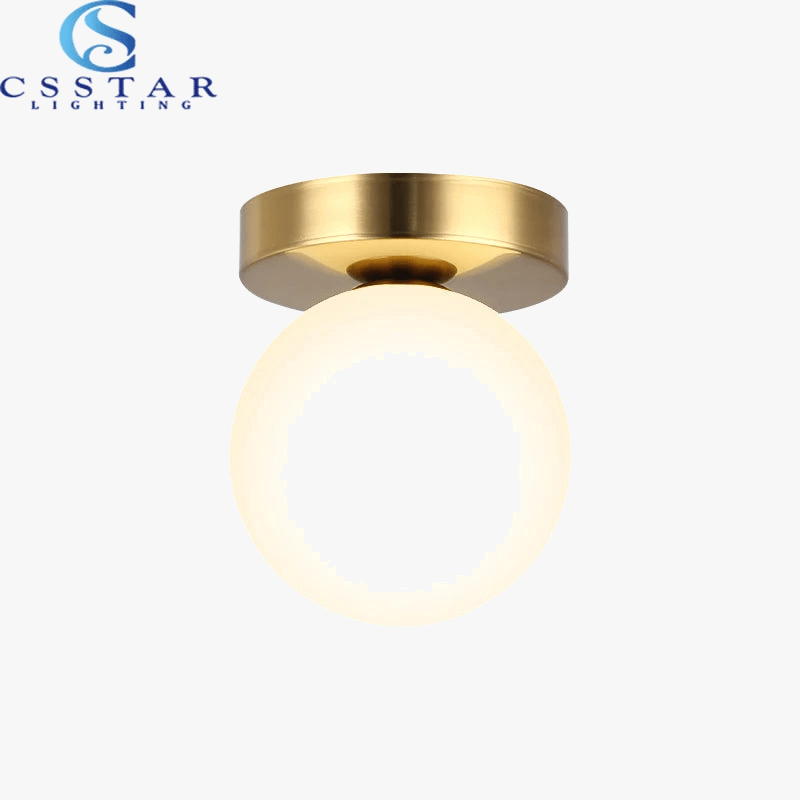 Plafonnier Nordique Moderne en Verre Transparent LED | Marco Lucetti