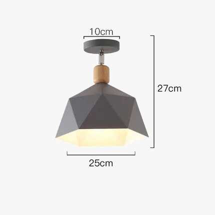 Plafonnier LED Nordico en Bois - Éclairage Moderne