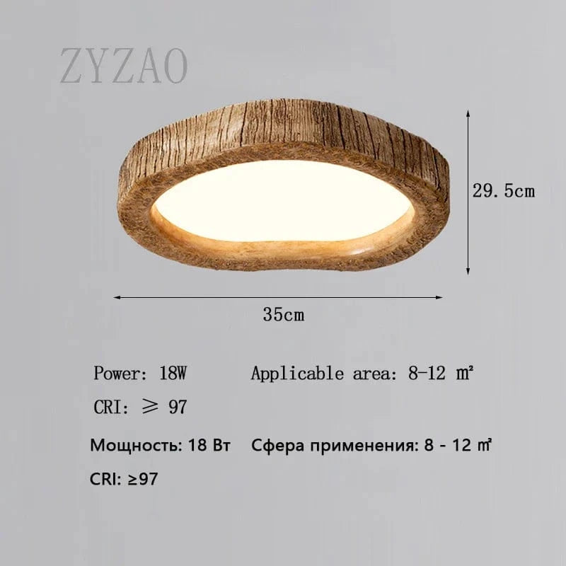 Plafonnier Nordique Moderne pour une Protection Oculaire à Spectre Complet | Marco Lucetti 35 cm