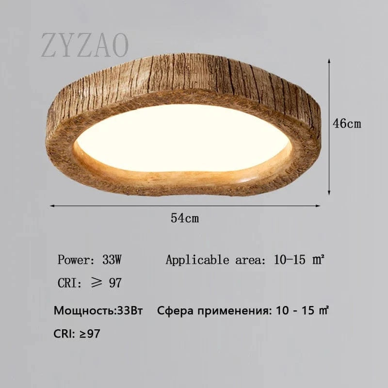 Plafonnier Nordique Moderne pour une Protection Oculaire à Spectre Complet | Marco Lucetti 54 cm