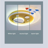 Plafonnier Nordique "Planète Fusée" LED pour Décoration Enfant | Marco Lucetti