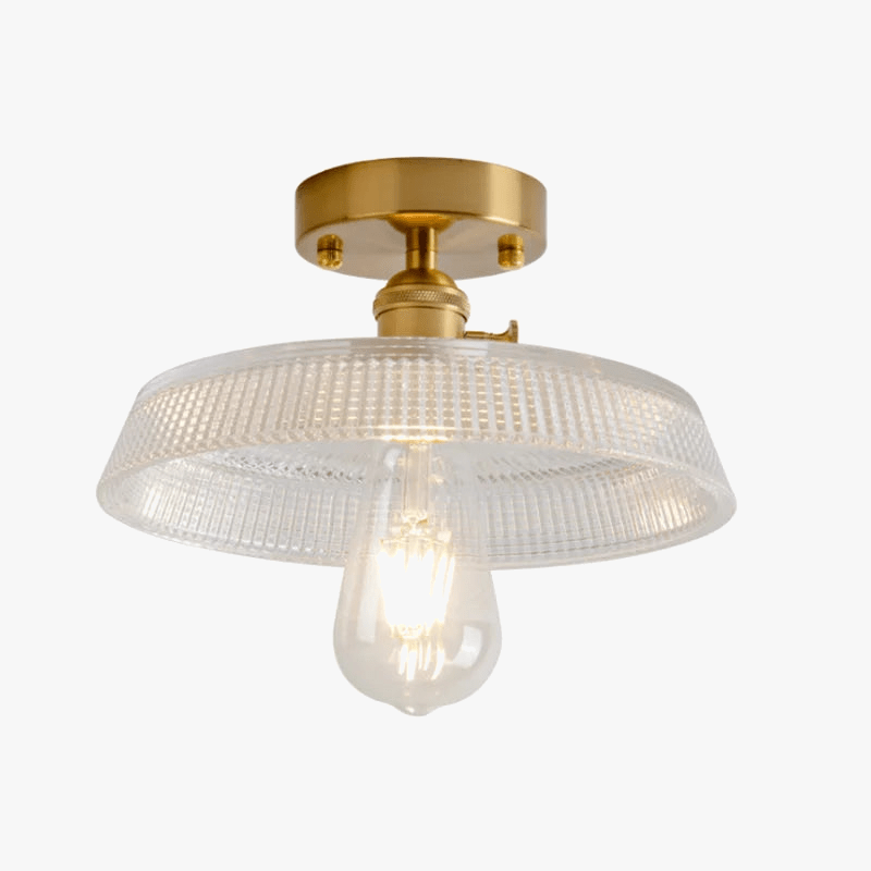 Plafonnier Nordique Rétro Loft Vintage Moderne - Abat-jour en Verre | Marco Lucetti