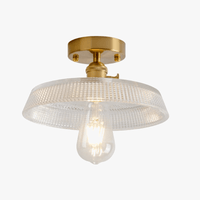 Plafonnier Nordique Rétro Loft Vintage Moderne - Abat-jour en Verre | Marco Lucetti