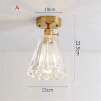 Plafonnier Nordique Rétro Loft Vintage Moderne - Abat-jour en Verre | Marco Lucetti UN