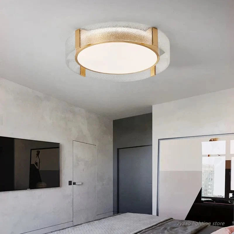 Plafonnier nordique rond design luxe | Marco Lucetti