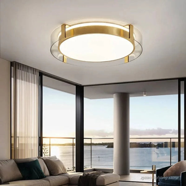 Plafonnier nordique rond design luxe | Marco Lucetti