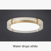 Plafonnier nordique rond design luxe | Marco Lucetti goutte d'eau / D45cm-H6cm