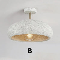 Plafonnier Nordique Vent Jaune - Collection Japonaise Wabi Sabi | Marco Lucetti Blanc moucheté