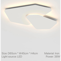 Plafonnier Nordlux : design nordique, moderne et géométrique pour salon, chambre, salle à manger, cuisine, bureau - éclairage LED intérieur. | Marco Lucetti 65 cm / Blanc chaud