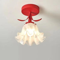 Plafonnier Orchidée Multicolore Moderne | Marco Lucetti Rouge