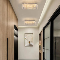 Plafonnier ovale en cristal LED pour une cuisine élégante | Marco Lucetti