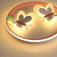 Plafonnier Papillon Rose Décoratif pour Enfants - Lampe Créative pour Chambre d'Enfant | Marco Lucetti