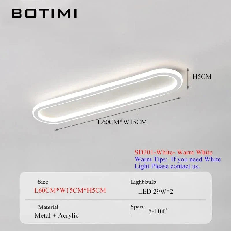 Plafonnier Piste Blanc Moderne | Marco Lucetti Blanc60CM Blanc Chaud