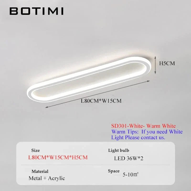 Plafonnier Piste Blanc Moderne | Marco Lucetti Blanc80CM Blanc Chaud