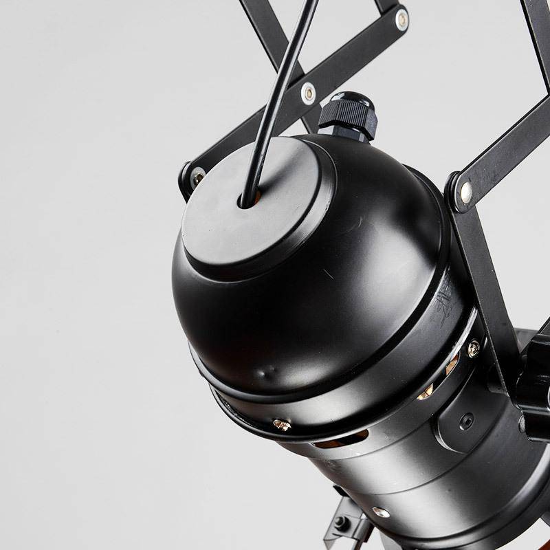 Plafonnier projecteur style rétro Vintage | Marco Lucetti Noir