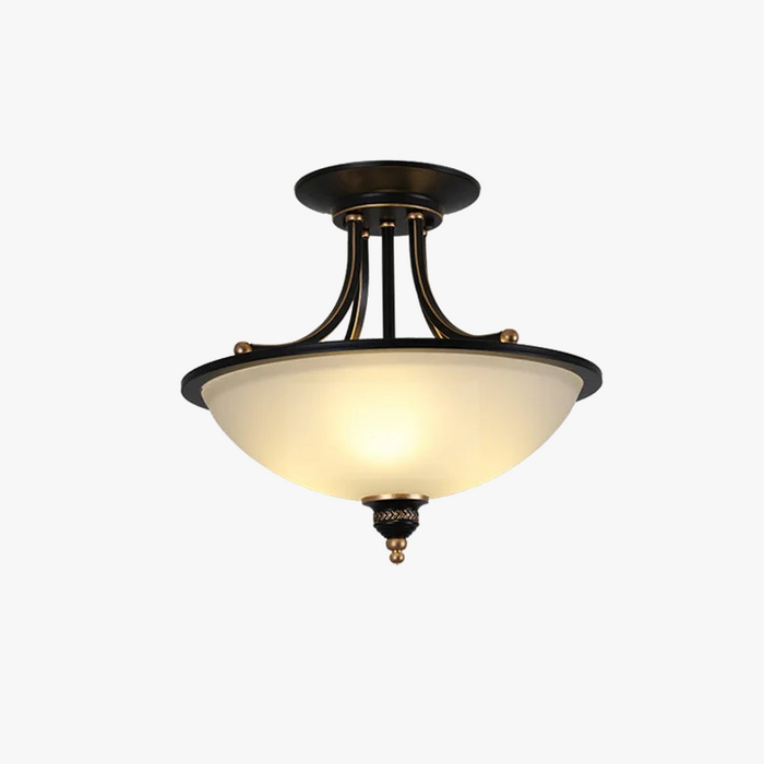 Plafonnier rétro européen vintage, style américain pour une décoration maison authentique.