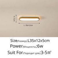 Plafonnier rectangulaire design pour couloir. | Marco Lucetti Or L35x12x5cm / Intensité variable avec télécommande