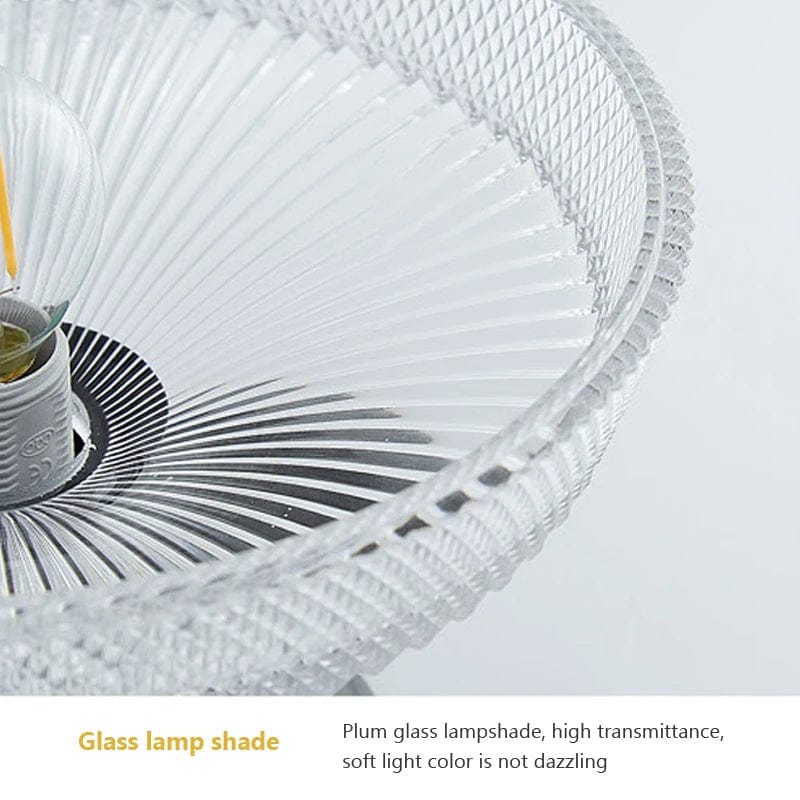 Plafonnier Rétro Américain avec Couvercle en Verre - Décoration Créative | Marco Lucetti