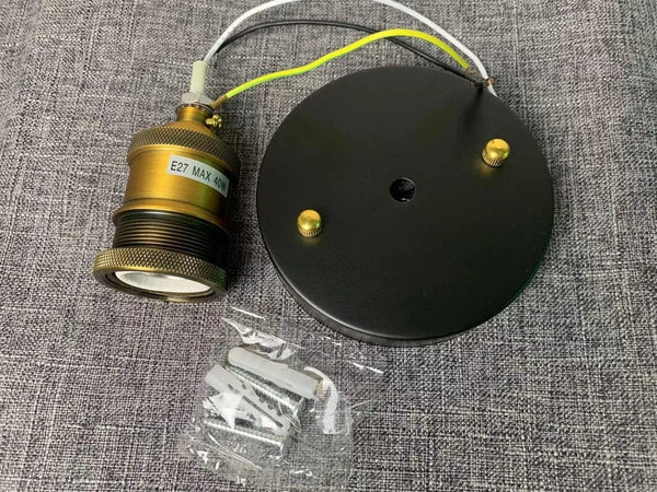 Plafonnier Rétro Américain en Métal Industriel Fer Loft - Style Vintage  | Marco Lucetti