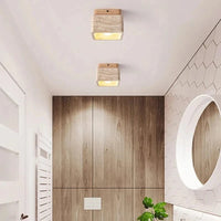 Plafonnier Rétro Carré Jaune - Luminaire Surprenant Calme | Marco Lucetti