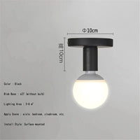 Plafonnier rétro industriel en métal E27 - Style Vintage Revisitée | Marco Lucetti