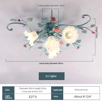Plafonnier LED "Romance Rustique"