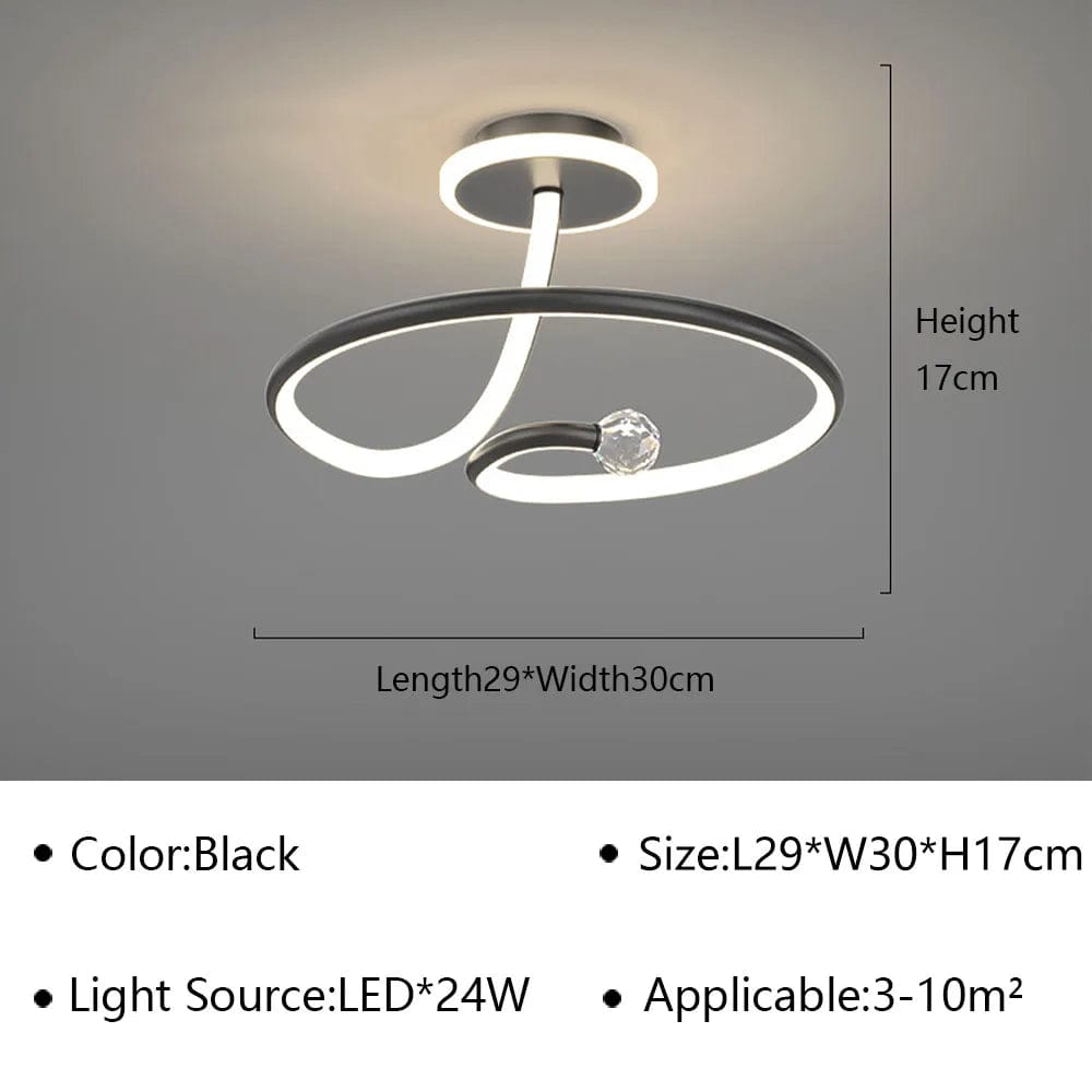 Plafonnier Rond Cristal LED | Marco Lucetti